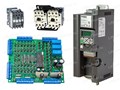 Станции управления, (комплектующие): выключатели автоматические, контакторы, платы, реле, трансформаторы, частотные преобразователи