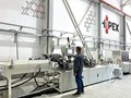 Линия по производству трубы из сшитого полиэтилена Pex-A методом высокоскоростной двухшнековой экструзи
