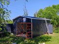 Строительство гаражей из сэндвич панелей.