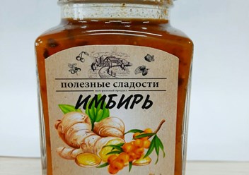 Томленный имбирь с облепихой