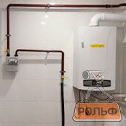 Подбор и установка газового котла, газопровод под ключ в частном доме в д. Кальтино, Всеволожского района.