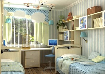 Красивый ремонт в детской комнате  от компании Украсим дом http://ukrasimdom.com/