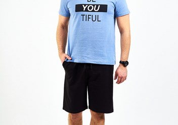 Комплект мужской футболка+шорты оптом