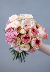 Нежно-розовый круглый свадебный 5 575₽