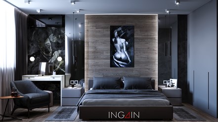 Project "Space" - дизайн двухуровневых 111 м2 в Хабаровске. Студия дизайна интерьеров INGAIN