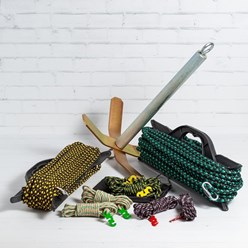 Аксессуары для активного отдыха: якорная намотка, оттяжки для палатки и якорь