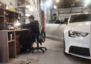 Работа AUDI A5.