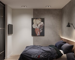 Project "Perfection" - дизайн двухкомнатной квартиры 53 м2 в Хабаровске. Студия дизайна интерьеров INGAIN