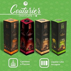 Конфеты шоколадные LIQUEUR LINE с алкогольной начинкой ( CHERRY, IRISH CREAM, LIMONCELLO, WHISKEY)