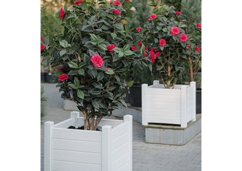 Кашпо “Прованс” бежевый, белый, шоколад, мокко, коричневый, туборг, грэй 53 х 53 х 47 см