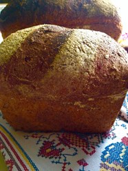 ХлебЪ цельнозерновой пшенично-отрубной с семенами льна, кунжута
