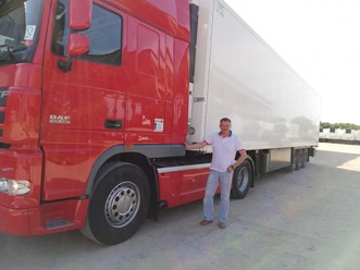 Рефрижераторный полуприцеп SCHMITZ  уезжает к клиенту СГМ-ГРУПП (SGMTRUCKS.RU)
