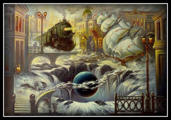 черная луна 70х100 с.м.