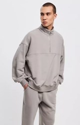 Свитшот мужской на полумолнии