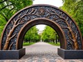 Дизайн малой архитектурной формы для парка - Арка. Благоустройство.