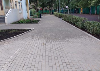 Укладка брусчатки