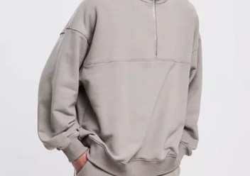 Свитшот мужской на полумолнии