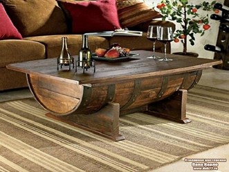 Оригинальный столик из дерева на заказ