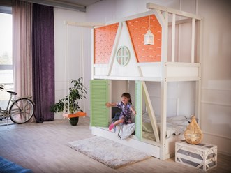 кровать-домик для малышей от 2-х лет