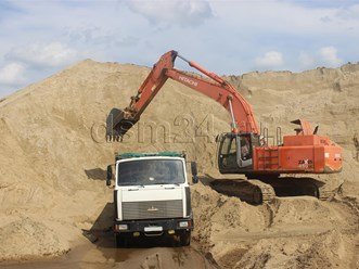 доставка песка, купить песок, песок с доставкой