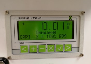 Весодозирующий терминал К300, оптимизированный для управления процессом весового дозирования отдельно или в составе автоматизированной системы управления.