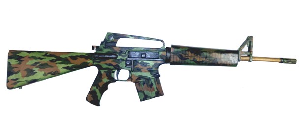Модель американской винтовки М-16