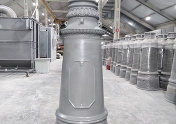 Цоколь композитный полимерный (ЦКП5, ЦКП-5) под опору 219мм