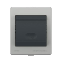 Выключатель одноклавишный CADUCEUS ALING POWER для открытой проводки, с символом "Звонок", 10А, 250В~