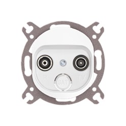 Механизм встраиваемой оконечной антенной розетки TV/FM CADUCEUS ALING EON