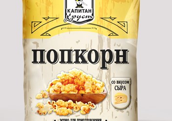 «Попкорн»
зерно для приготовления в микроволновой печи со вкусом карамели.