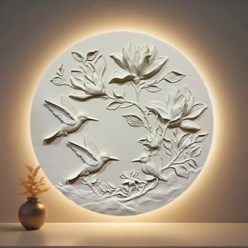 Барельефное панно «Там, где живёт любовь»