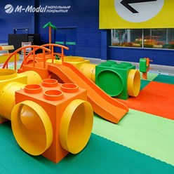 Factor Sport – модульное ПВХ покрытие,  для игровых центров и детских комнат