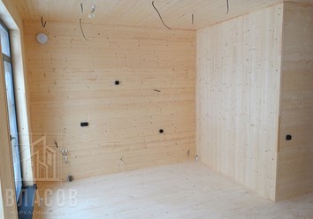 Барнхаус 6х10,5 м в КП Маньково Сергиево-Посадский р-н, под ключ с коммуникациями