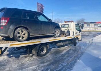 Автомобиль службы круглосуточной эвакуации "Рязань-Эвак". Быстро и надежно. Тел. +7 (920) 999-49-98