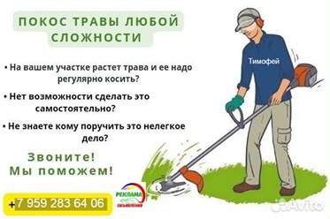 +79592836406.Покос травы любой сложности триммером в Луганске, спил - распил деревьев и кустарников, очистка участка от поросли.
