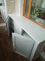 Установка тумбы на балконе в омске