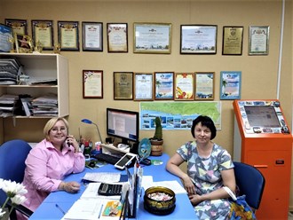 Офис агентства "Аврора-Тур" на улице Гайдара, 39