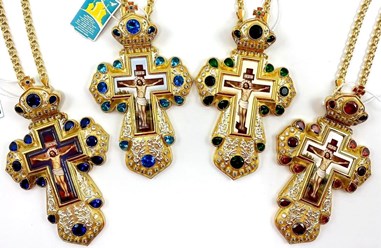 Кресты православные для священнослужителей от производителя Фамильные Драгоценности