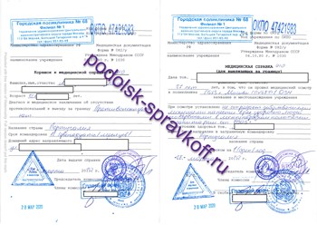 Справки в Подольске с доставкой