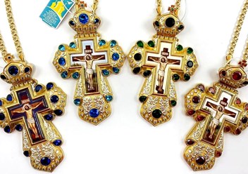 Кресты православные для священнослужителей от производителя Фамильные Драгоценности