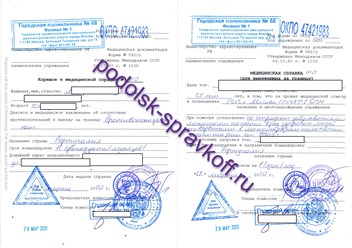 Справки в Подольске с доставкой