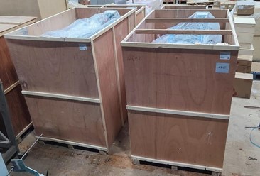 Транспортная упаковка сухого трансформатора с литой изоляцией типа ТС(Д)Л