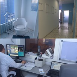 Раздевалка для пациентов,коридор,пультовая с лабораном МРТ