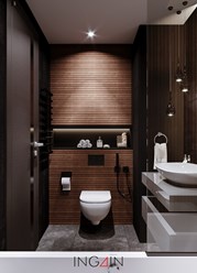 Project "Space" - дизайн двухуровневых 111 м2 в Хабаровске. Студия дизайна интерьеров INGAIN