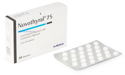 Новотирал 75 мкг левотироксина + 15 мкг лиотиронина