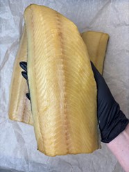 Угольная рыба (черная треска) холодного копчения