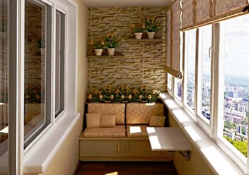 Отделка балконов и лоджий под ключ