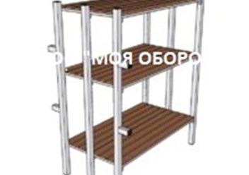 Унифицированные нары металлические трехъярусные двухсторонние сборно-разборные для защитных сооружений гражданской обороны Тип«VIII» серия В-952.00.00.000 (ТУ 31.09.11-007-32388394-2018).