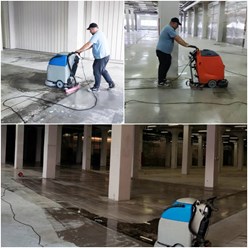 Механизированная мойка пола на скаде