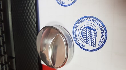 Современная Японская карманная печать с вашим логотипом для ИП и ООО металл диск хром